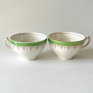 Vintage Alfred Meakin Pride of Erin 2 Cups England